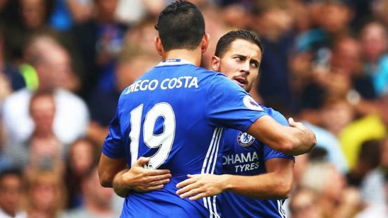 Hazard: Costa është lojtar i madh, shpresoj të kthehet në klub