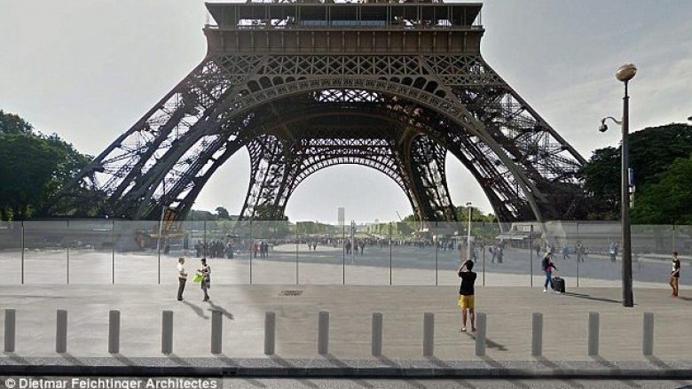 Kulla Eiffel në Paris do të mbrohet nga një mur xhami me vlerë 20 milionë dollarë