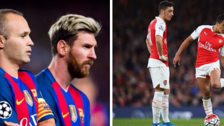 Formacioni me yjet që mbesin pa kontrata në 2018: Messi, Ozil dhe Iniesta janë vetëm disa nga ta (Foto)