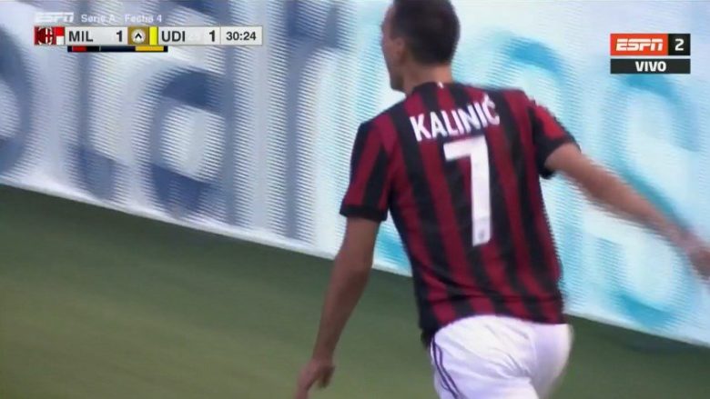 Dy gola të shpejt në ndeshjen Milan-Udinese (Video)