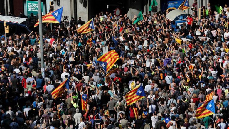 Referendumi i Katalunjës, tension në Spanjë, separatistët në protesta
