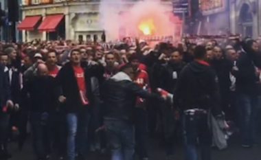 Mijëra tifozë gjerman të Kolnit ‘bllokojnë’ rrugët e Londrës para ndeshjes ndaj Arsenalit në Ligën e Evropës (Foto/Video)