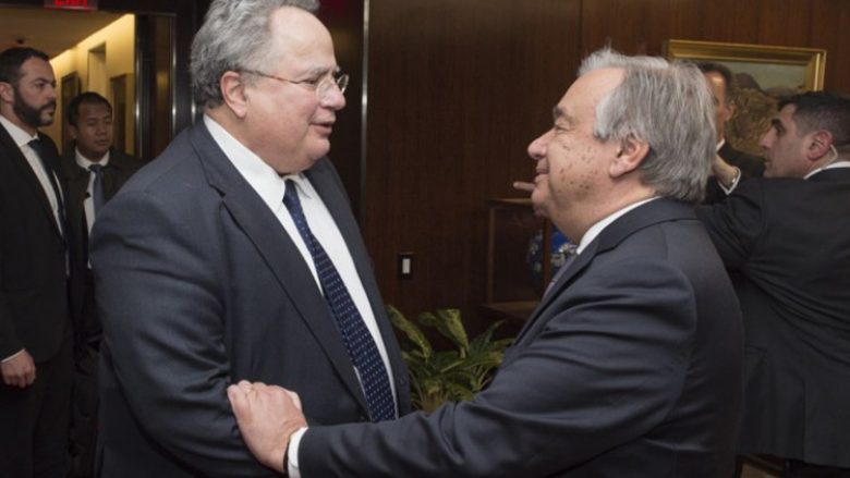 Kotzias dhe Guterres biseduan në lidhje me kontestin Maqedoni-Greqi