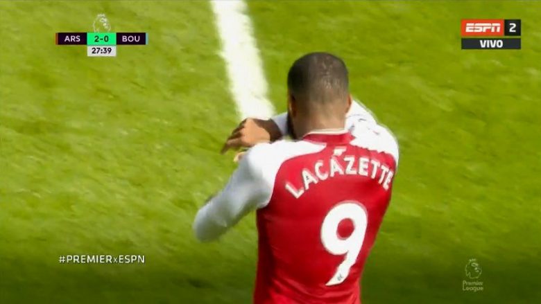 Lacazette me supergol dyfishon epërsinë e Arsenalit ndaj Bournemouthit (Video)