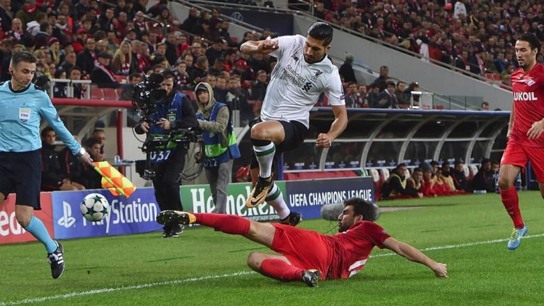 Notat e lojtarëve: Spartak Moska 1-1 Liverpool, vlerësohen Mane e Coutinho (Foto)