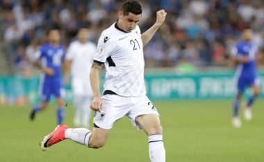Shqipëria kalon në epërsi ndaj Maqedonisë, Roshi shënon gol të bukur me kokë (Video)