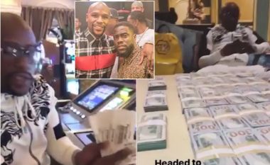 Sa me fat është Mayweather – pasi fitoi 350 milionë dollarë në boks, fiton edhe ‘Jackpot’ prej 100 mijë dollarë në Kazino (Foto)