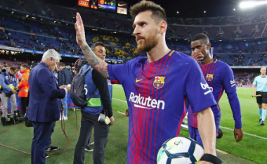 Messi i kënaqur pas fitores dhe katër golave