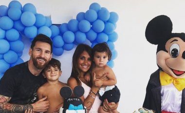 Familja Messi feston ditëlindjen e dytë të djalit Mateos (Foto)