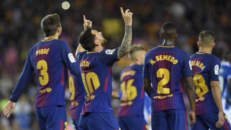 Barcelona 5-0 Espanyol, notat e lojtarëve (Foto)