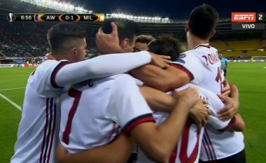 Milani i frikshëm, shënon dy gola për tre minuta ndaj Austria Viennas me dyshen Calhanoglu-Silva (Video)