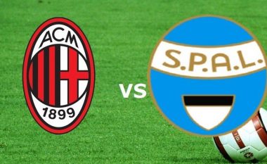 Milan – Spal, formacionet zyrtare
