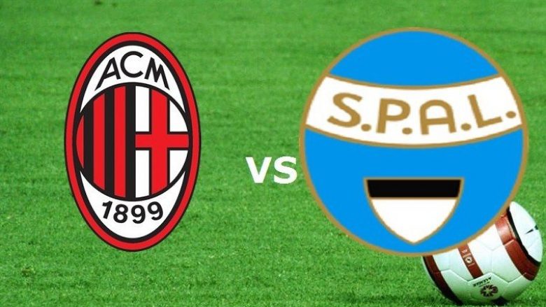 Milan – Spal, formacionet zyrtare