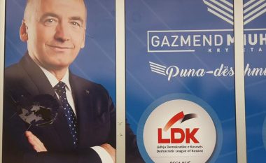 Sulmohen zyrat e LDK-së në Pejë (Foto)