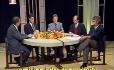 Arkiv: Debati i parë televiziv ndërmjet Rugovës dhe Thaçit (Video)
