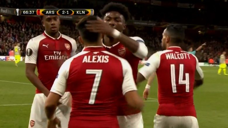 Sanchez me gol të ‘çmendur’ kalon Arsenalin në epërsi ndaj Kolnit (Video)