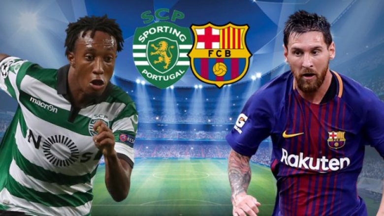 Sporting – Barcelona, formacionet zyrtare