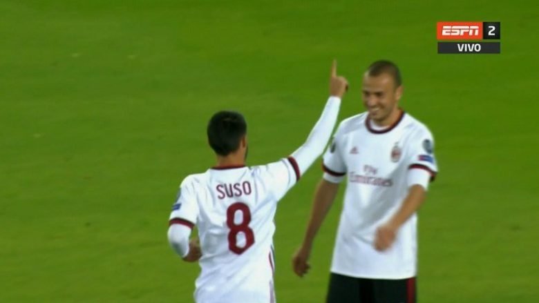 Suso i bashkohet listës së golashënuesve me një supergol ndaj Austria Viennas (Video)