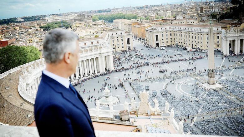 Thaçi të mërkurën në Vatikan, takon Papa Françeskun