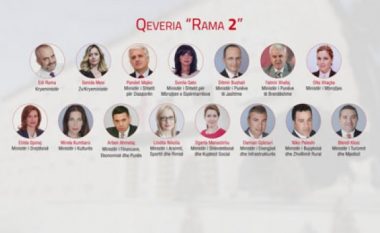 Sot betohen ministrat e qeverisë ‘Rama 2’