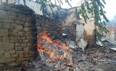 Zjarri nga furra e bukës shkakton dëme të mëdha në Dellçevë (Video)