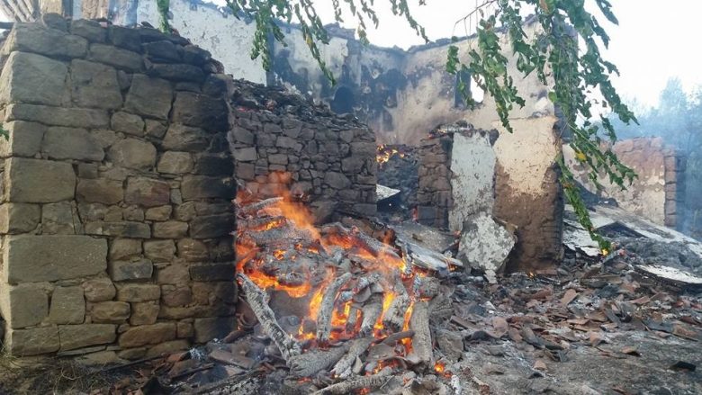 Zjarri nga furra e bukës shkakton dëme të mëdha në Dellçevë (Video)