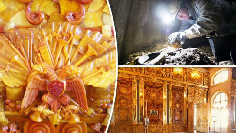 “Zbulohet” thesari më i madh rus: Besohej se dhoma e qelibartë ishte shkatërruar, por është “gjetur” në bunkerin nëntokësor të nazistëve (Foto/Video)