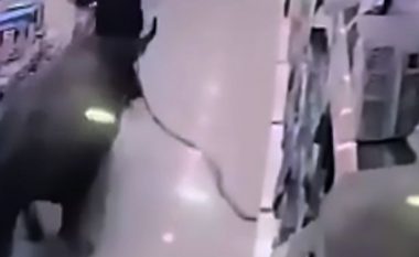 Ndodh edhe kjo: Shtatzëna goditet brutalisht nga demi brenda një marketi, kamerat e sigurisë filmojnë momentin rrëqethës (Video, +18)