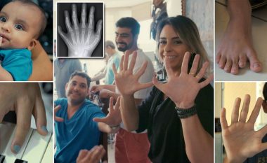 Familja 14 anëtarëshe që ka nga gjashtë gishta, i urojnë mirëseardhje në këtë botë anëtarit më të ri të familjes që ka të njëjtin sindromë gjenetike (Foto/Video)