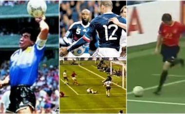 Dhjetë golat më të përfolur në histori të Kupës së Botës, nga Maradona te Henry (Video)