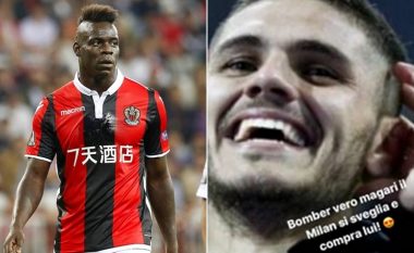 Balotelli polemika në rrjetet sociale me tifozët e Interit për Icardin