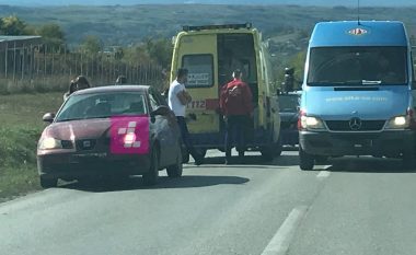 Aksident trafiku në Dollc të Klinës (Foto)