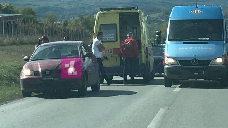 Aksident trafiku në Dollc të Klinës (Foto)