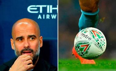 Guardiola nervoz me topin e Carabao Cup: Është i papranueshëm dhe nuk mund të shënohet gol me të