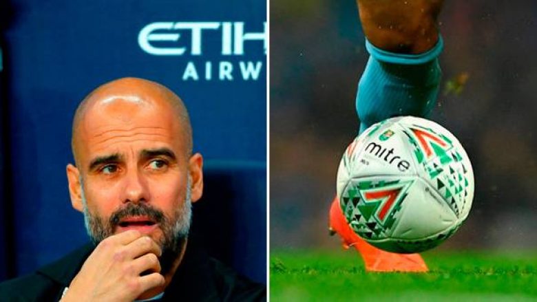 Guardiola nervoz me topin e Carabao Cup: Është i papranueshëm dhe nuk mund të shënohet gol me të