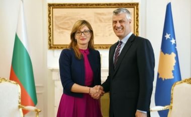 Thaçi dhe zëvendëskryeministrja bullgare flasin për bashkëpunimin ekonomik 