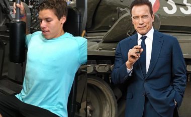Djali jashtëmartesor i Schwarzenegger po shkon hapave të babait (Foto)