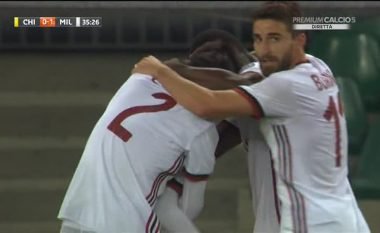 Milani shkon në pushim me dy gola ndaj Chievos (Video)