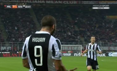 Higuain kalon Juven në epërsi ndaj Milanit (Video)