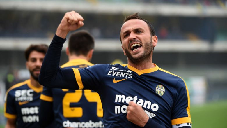 Pazzini shënon nga pika e bardhë, barazohet rezultati (Video)