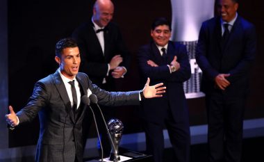 Fjalët e para të Cristiano Ronaldos si lojtari më i mirë në botë