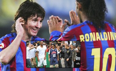 Bryant rikujton momentin kur Ronaldinho ia prezantoi Messin si 17 vjeçar: Njihu me djaloshin që do të bëhet lojtari më i mirë i të gjitha kohërave (Foto/Video)