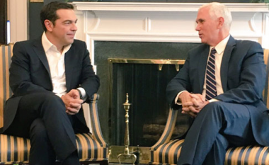 Tsipras në takim me Pence, diskutojnë edhe për Maqedoninë