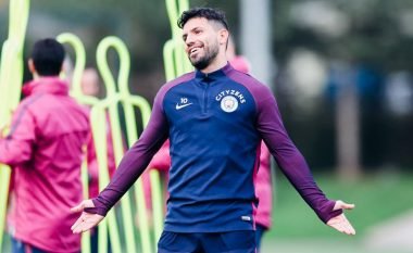 Aguero kthehet në stërvitje pas aksidentit në Amsterdam (Foto)