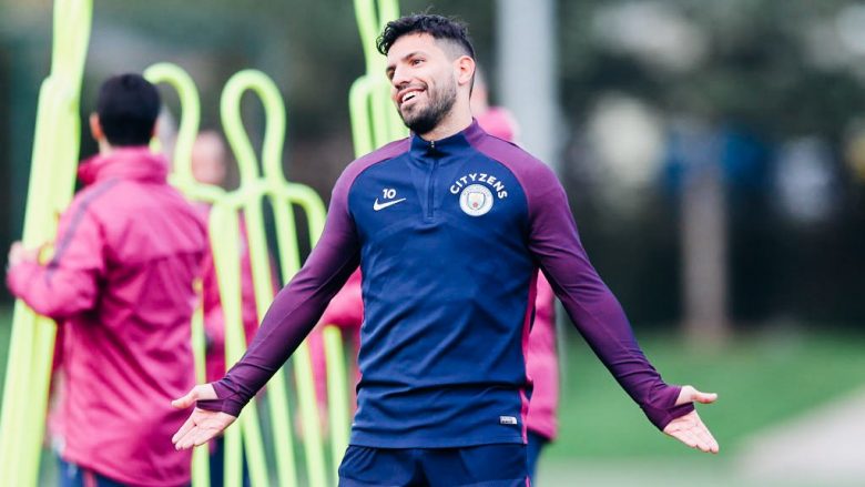 Aguero kthehet në stërvitje pas aksidentit në Amsterdam (Foto)