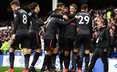 Everton 2-5 Arsenal, nota e Xhakës dhe të tjerëve (Foto)