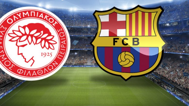 Formacionet zyrtare: Barcelona favorit ndaj Olympiacosit