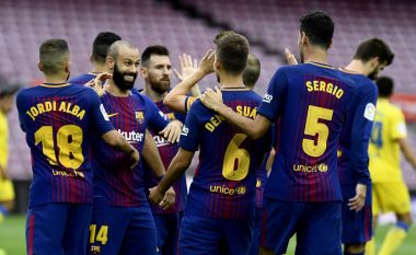 Barcelona vazhdon rekordin e qind për qind në La Liga, fiton ndaj Las Palmasit në Camp Noun e zbrazët (Video)