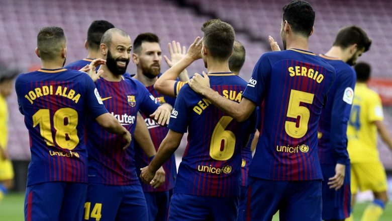 Barcelona vazhdon rekordin e qind për qind në La Liga, fiton ndaj Las Palmasit në Camp Noun e zbrazët (Video)