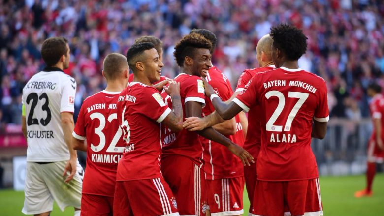 Heynckes këndell Bayernin, fitojnë me goleadë pas dy barazimeve (Video)